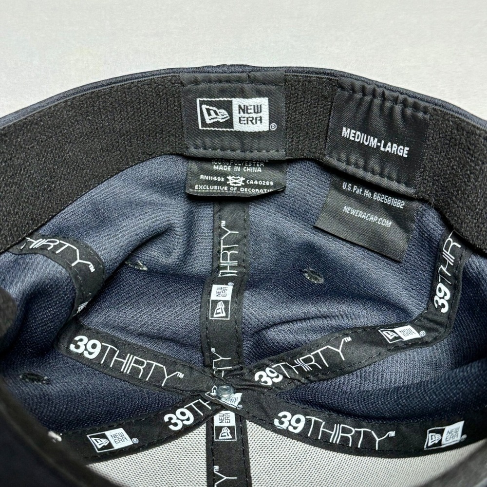 East Lake FedExCup New Era 39THIRTY Men‎ Heather Navy Blue Fit Golf Hat - Picture 7 of 7